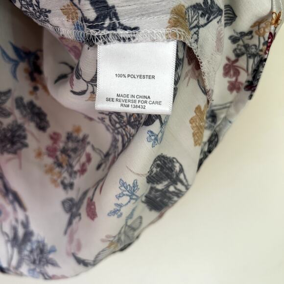 ModCloth Blouse Size XL Fairytale Fantasy Novelty Print Blouse Fairycore Top - Picture 5 of 6